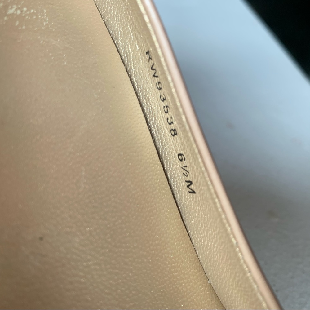 NWOT Stuart Weitzman Nude Peeptoe Pumps - Picture 5 of 6